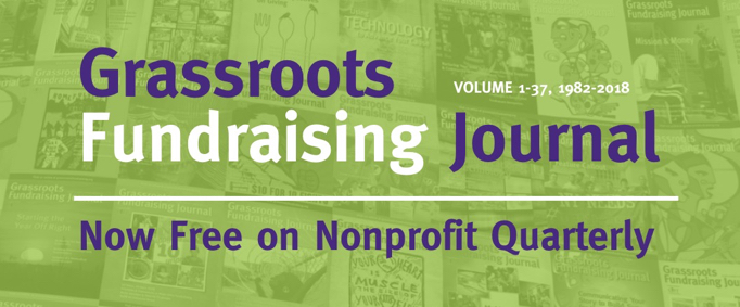 Grassroots Fundraising Journal Now Free on Nonprofit Quarterly